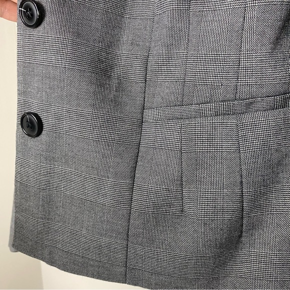 Ann Taylor Prince of Wales Checked Plaid Blazer - Picture 11 of 12